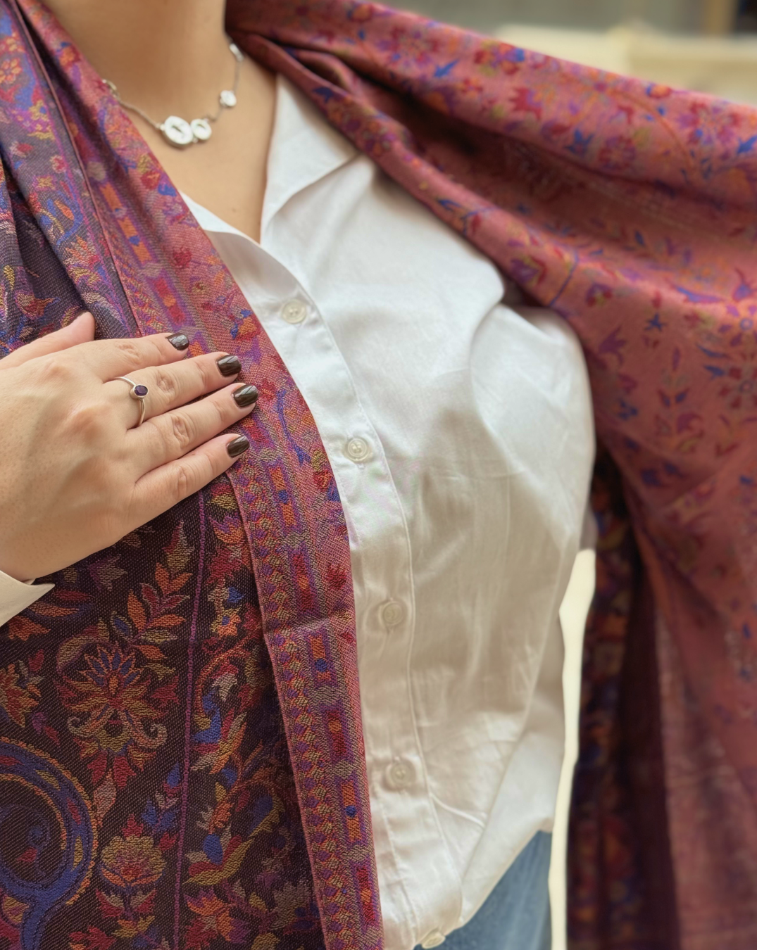 Echarpe Ônix 70x200cm