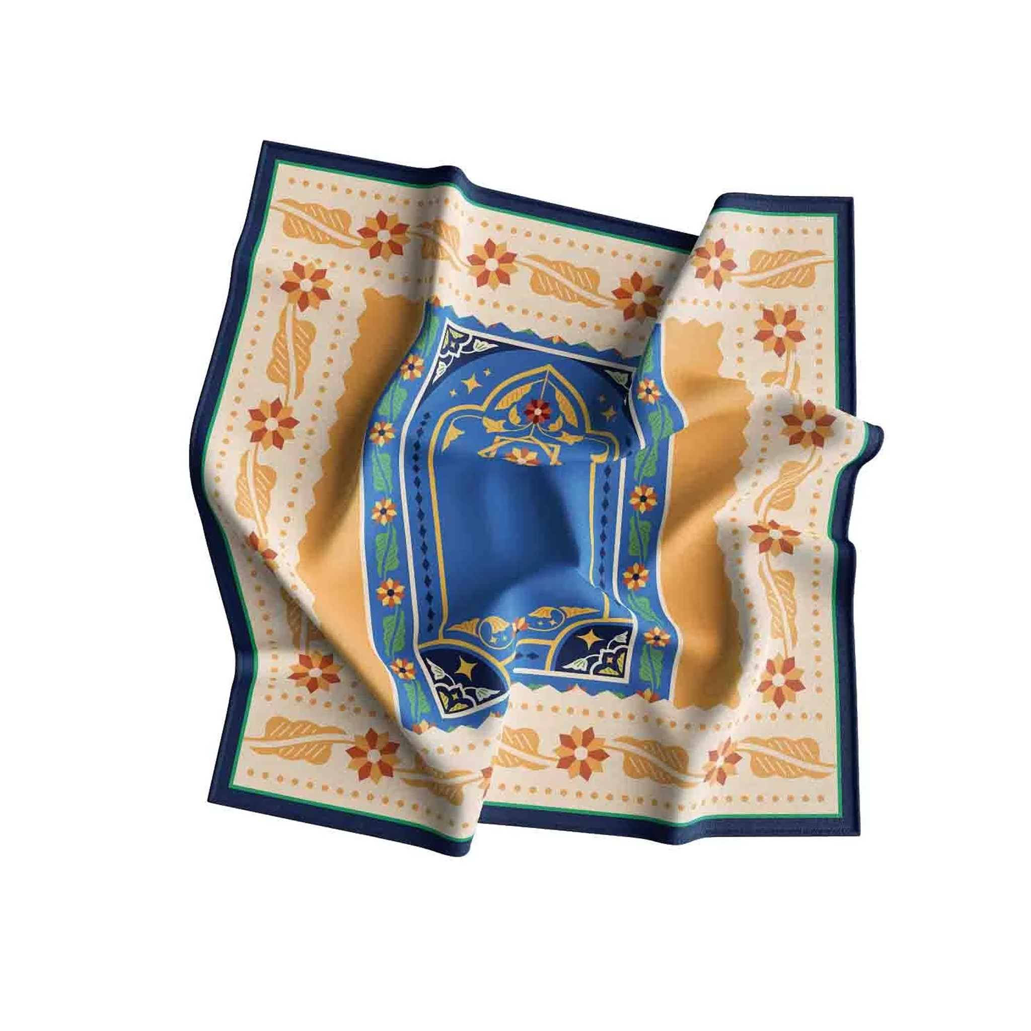 Lenço Jaipur Cetim 50x50 cm