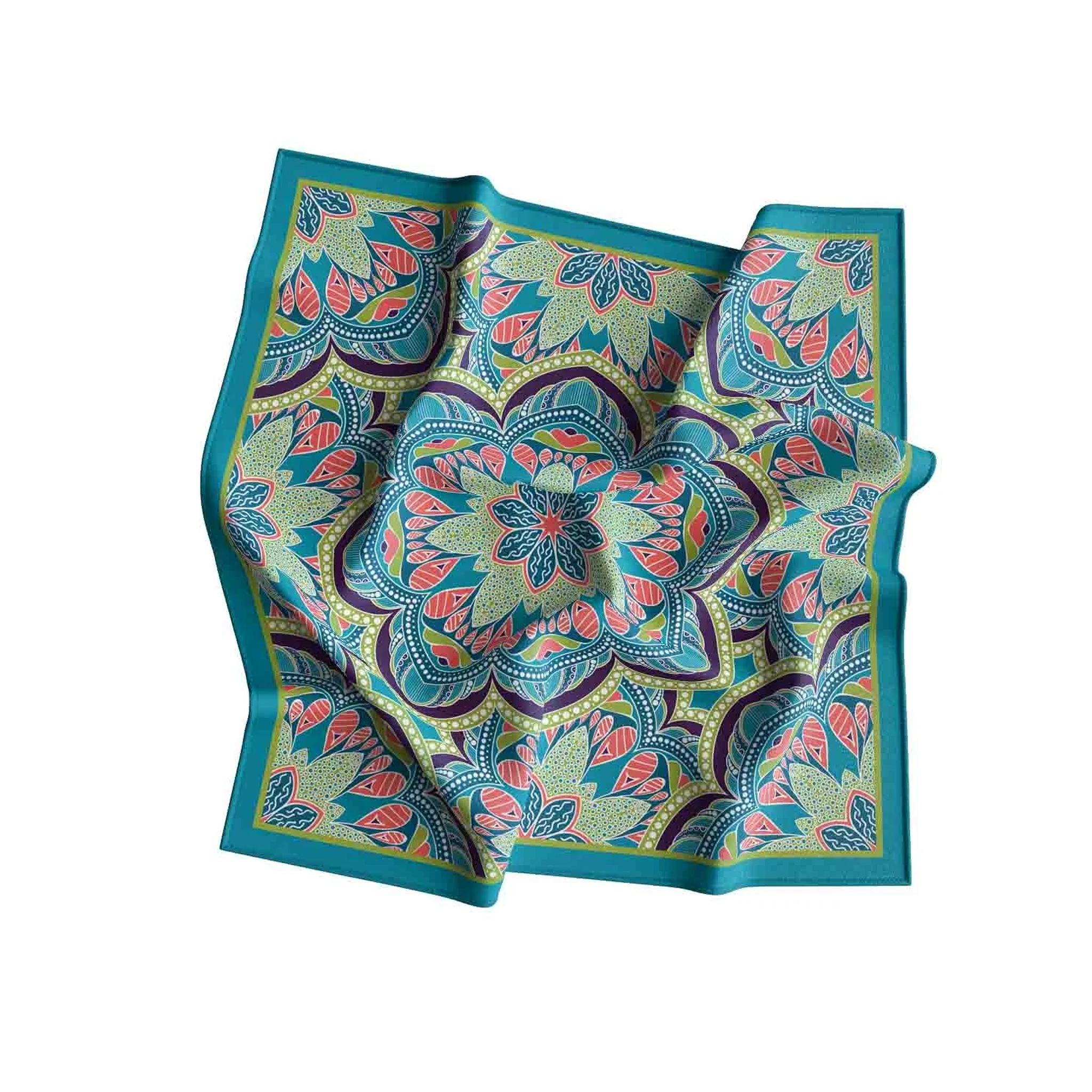 Lenço Paisley Cetim 50x50 cm