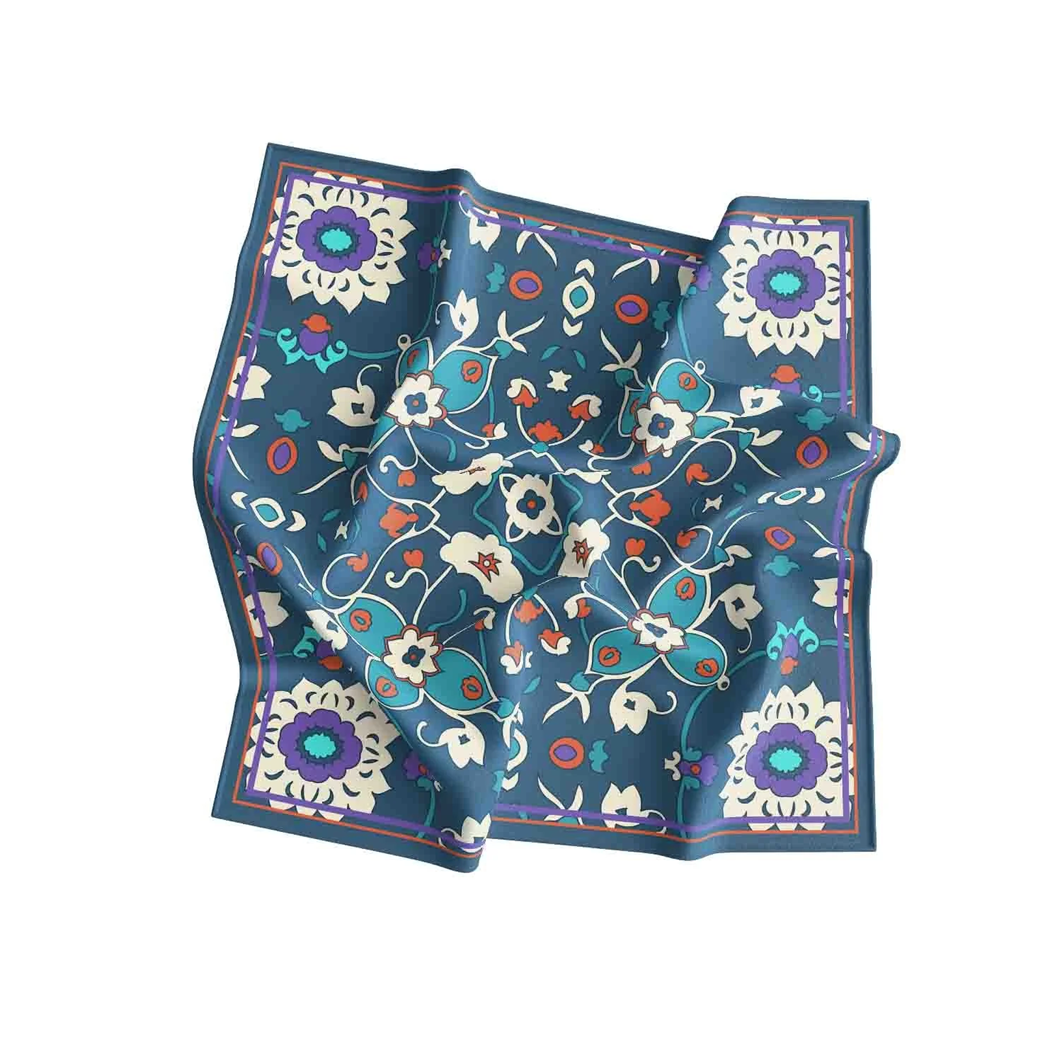 Lenço Túlia Cetim 50x50 cm