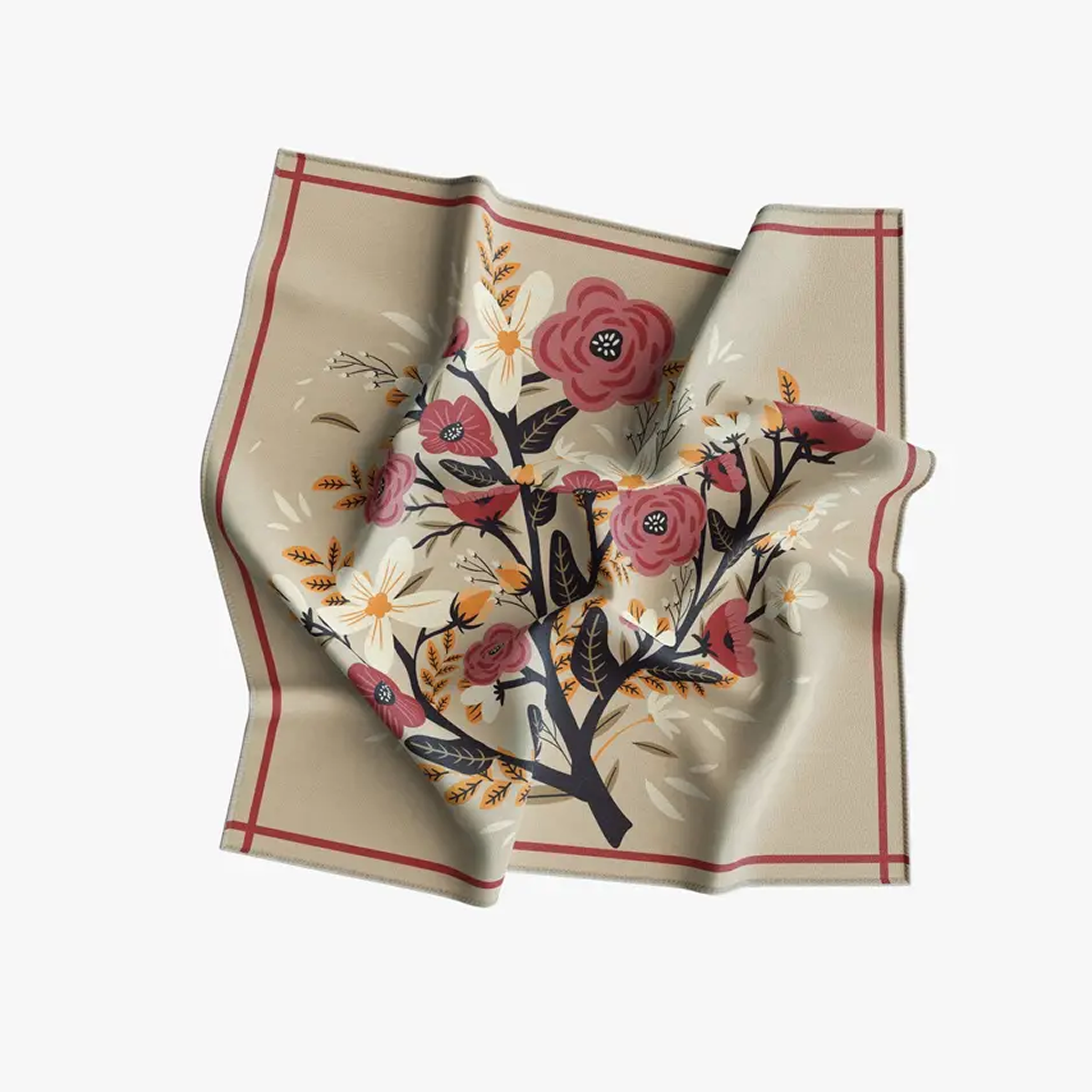 Lenço Semear Cetim 50x50 cm